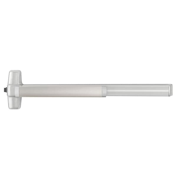 Von Duprin Grade 1 Rim Exit Bar, Wide Stile Pushpad, 36-in Device, Exit Only, Less Trim, Request to Exit Switch - LDRX99EO 3 26D