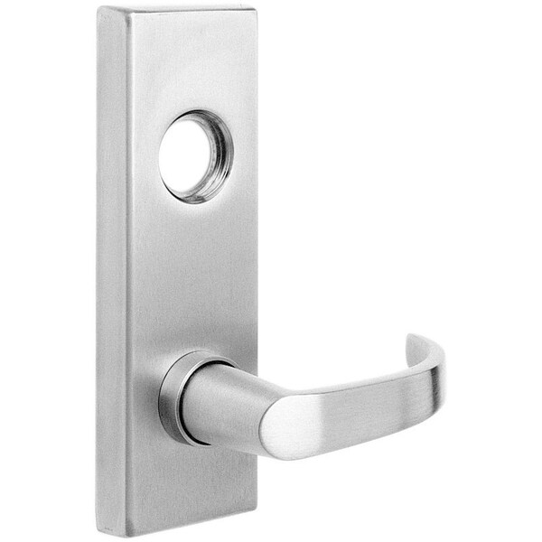 Dorma Wide Stile Exit Device Lever Trim, Escutcheon C Lever Trim, Nightlatch Function, Schlage C Keyway,  - YC09-630
