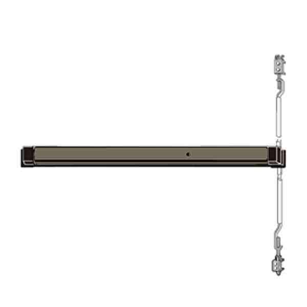 Adams Rite 8600 CVR Exit Device, Motorized Latch Retraction, Aluminum Doors, 36 Inches, Dark Bronze - ADR-8622MLR-36