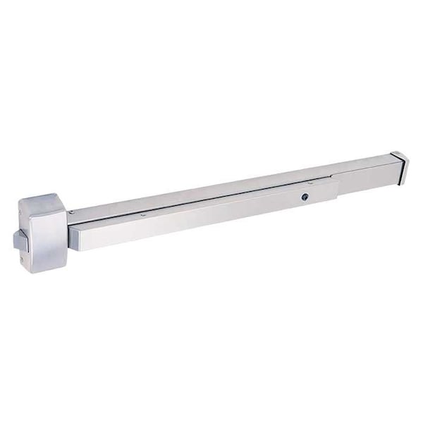 Cal-Royal Rim Exit Device, 36 Inch, Exit Only, Aluminum - 2200EO36-ALUM