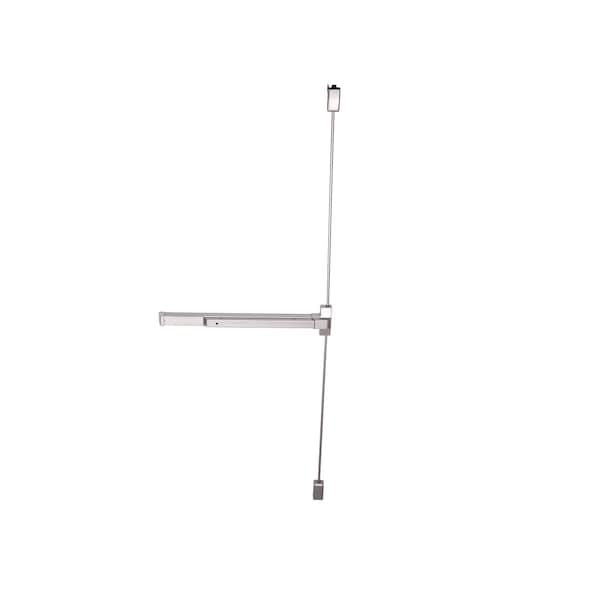 Global Door Controls EDSV Series Stainless Steel Grade 2 Commercial 36 in. Surface Vertical Rod Touch Bar Exit Device - TH1100EDSVTBARS