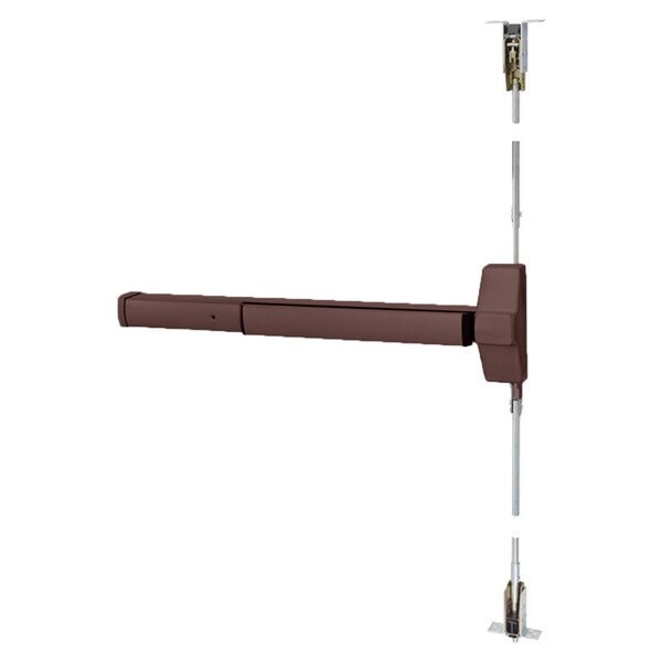 Corbin Russwin CVR Exit Device, Fire Rated, 613 Oil-Rubbed Dark Bronze, LHR, 36, SNB - ED5800A-613-RHR-W036-M54