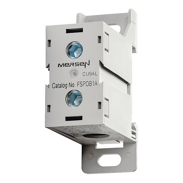Mersen Pwr Dist Block, 175A, 1P, 2/0-14 AWG, 1000V - FSPDB1A