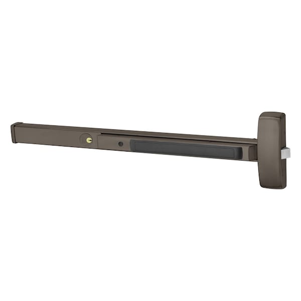 Sargent Grade 1 Rim Exit Bar, Wide Stile Pushpad, 36-in Device, Night Latch Function, Cylinder Dogging, Cyli - 16-8804F 10B