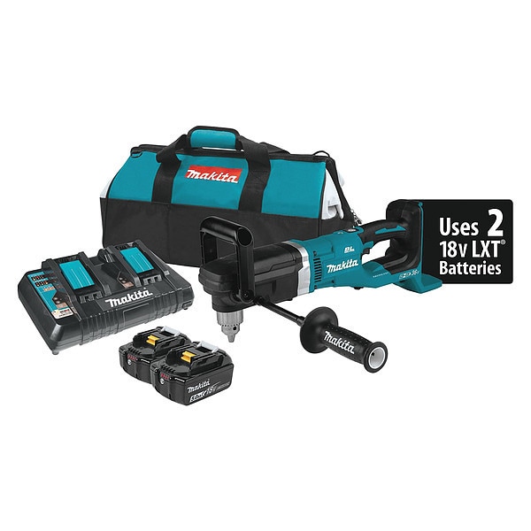 Makita X2 LXT(R) Drill Kit, 1/2 in, 36V DC, Cordless Drill - XAD03PT