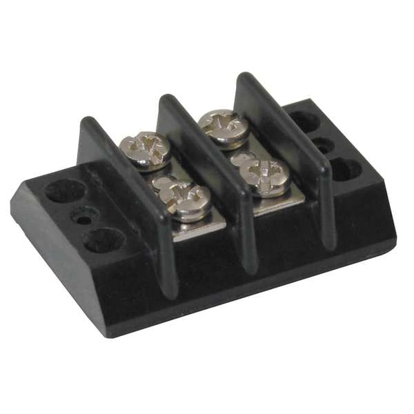 Zoro Select Terminal Strip, 20A, 2 Pole, 300VAC - 6ZEG6