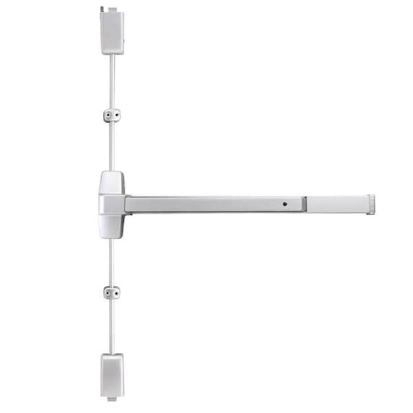 Orca Hardware Standard Duty Vertical Rod Exit Device, For 48 X 96 Door, AL Aluminum Finish, Non-Handed - OED5648-AL