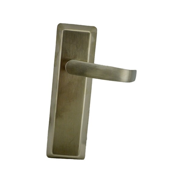 Corbin Russwin and Reverse Passage Newport Lever Escutcheon Exit Trim Satin Stainless Steel - N910ET630LHR