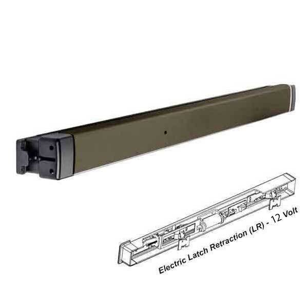 Adams Rite ADAMSRITE: ADAMS RITE 8802EL-36-12 ELECTRIC LATCH RETRACTION RIM EXIT DEVICE 12VDC - ADR-8802EL-36-12