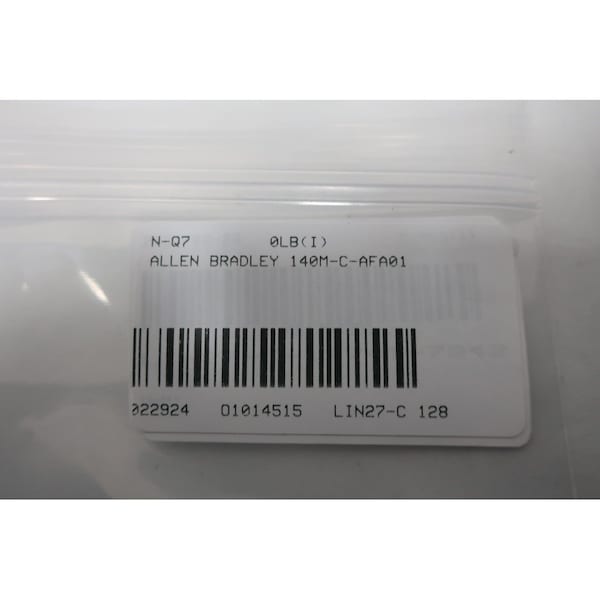 Allen Bradley AUXILIARY TERMINAL AND CONTACT BLOCK - 140M-C-AFA01