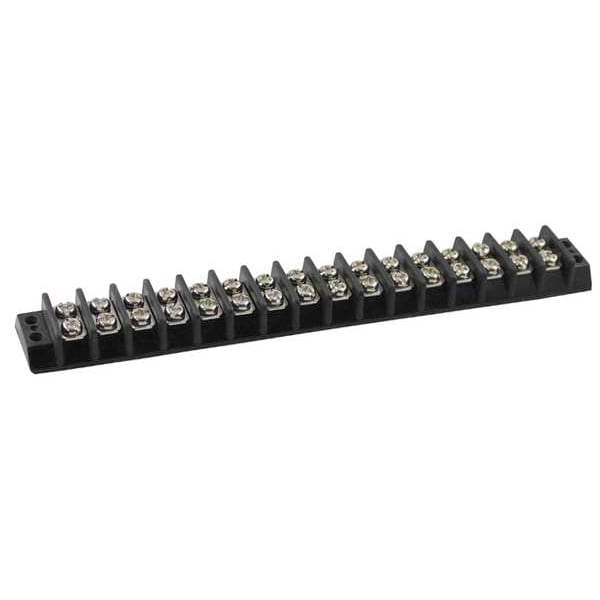 Zoro Select Terminal Strip, 15A, 16 Pole, 300VAC - 6ZEG3
