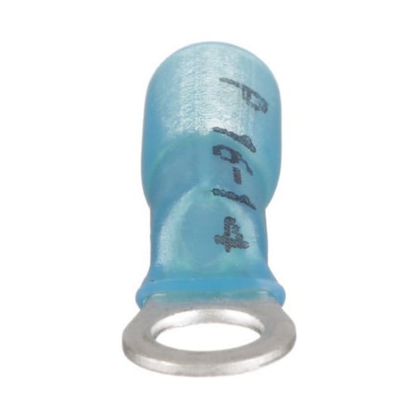 Panduit 16-14 AWG Heat-Shrink Ring Terminal 1/4" Stud PK25 - PH14-14R-Q