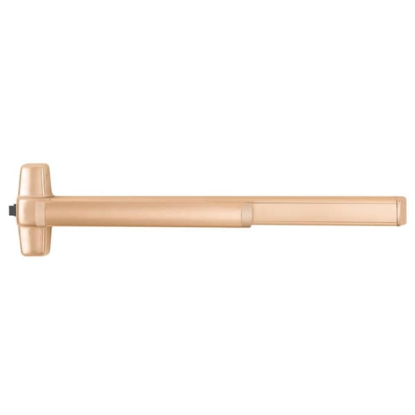 Von Duprin Grade 1 Rim Exit Device, 36-in Length, Fire Rated, Exit Only, Less Dogging, Satin Bronze Clear Coate - 98EO-F 3 US10