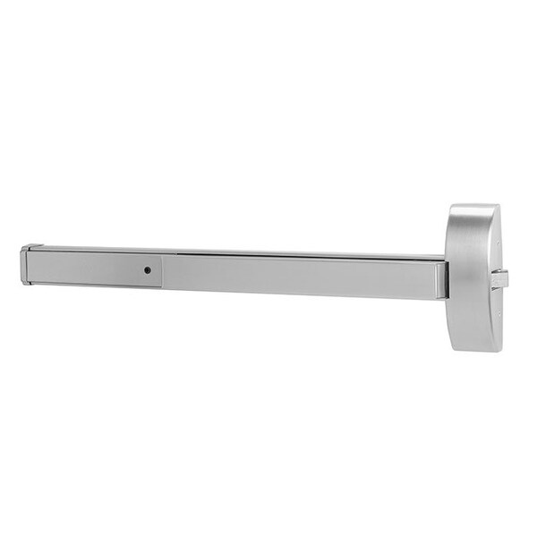 Dorma Rim Exit Device, 36 Inch, Exit Only, Aluminum - 9300B-689