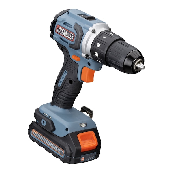 Senix 20 Volt Max Brushless 1/2-in. Drill Driver, 2 Ah Battery, 2A Charger and Soft Bag Included - PDDX2-M2