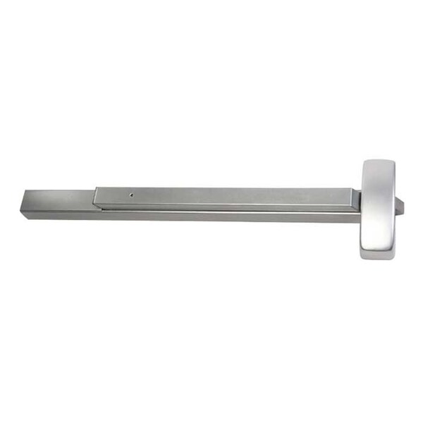 Tell Rim Exit Device, 36 Inch, Exit Only, Aluminum - ED736-AL