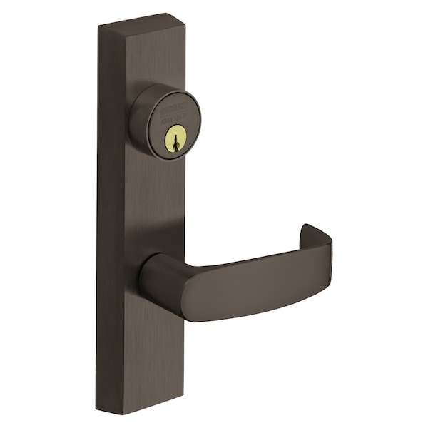 Sargent Grade 1 Electrified Exit Device Trim, Fail Safe, Power Off, Unlocks Lever, Key Retracts Latch, For R - 775-8 ETL 12V RHRB 10B