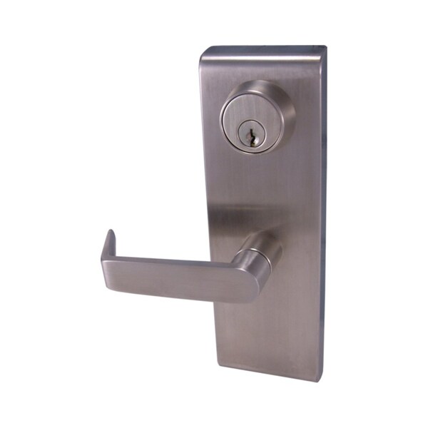 Design Hardware LE08, Trim for the 1000R, 2000R Exit Devices, Flat Lever Design Escutcheon, Schlage C keyway 10B - DH-LE-08-10B