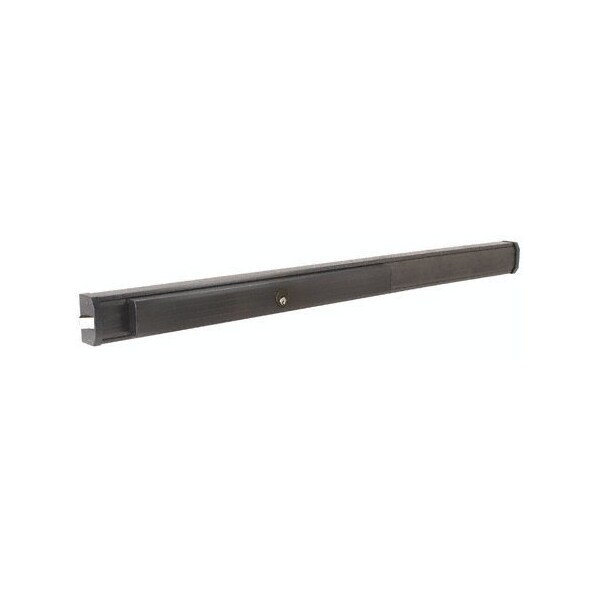 Jackson 1295 Push Pad Rim Panic Exit Device - 'S' Type Strike, 48, Dark Bronze W/ Cylinder Dogging - 311295CS4313