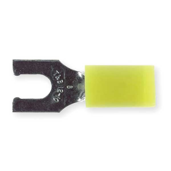 Sta-Kon 12-10 AWG Nylon Locking Fork Terminal 1/4" Stud PK50 - RC10-14FL