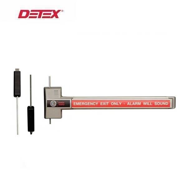 Detex 3-POINT TOP BOLT, DEADBOLT & BOTTOM BOLT ALARMED EXIT CONTROL LOCK, UL LISTED PANIC HARDWARE. SUPPLI - DTX-ECL-230X-TDB-DX1