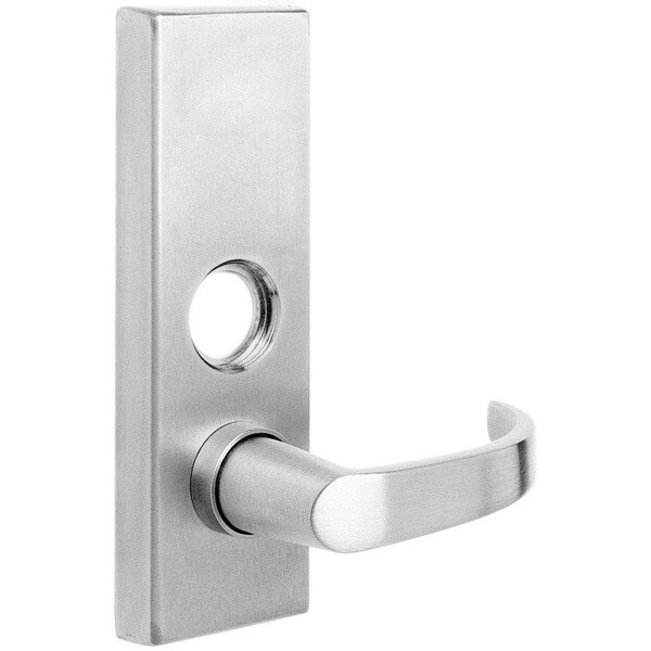 Dorma Wide Stile Exit Device Lever Trim, Escutcheon C Lever Trim, Nightlatch Function, Schlage C Keyway,  - YC03R-630