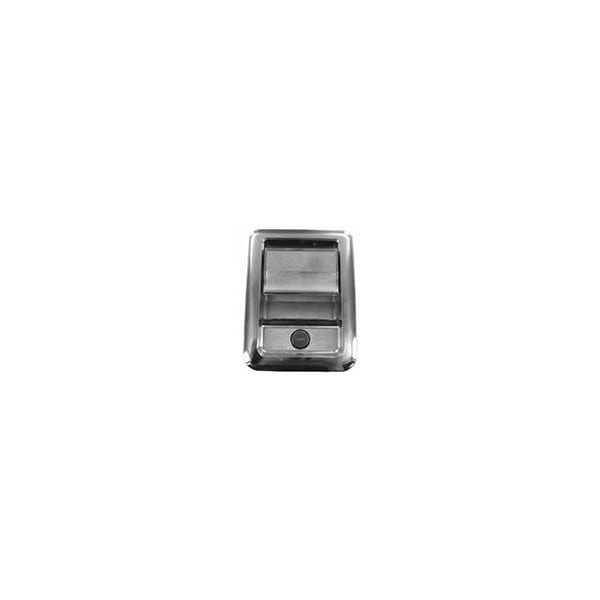 Trimark Grab Handle, Sae 903 Diecast Zinc Alloy, Textured Chrome Plating, 9 In. Center To Center - 26115-03