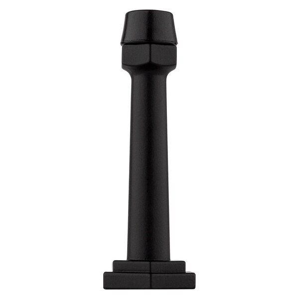 National Hardware National Hardware Powell 5/8 in. W X 3-19/32 in. L Zinc Matte Black Door Stop Mounts to door and wal - N830-530