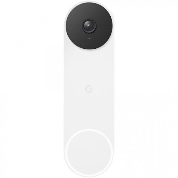 Google Nest 6-3/10 H x 1-4/5 W Battery Powered Video Doorbell White - GA02268-US