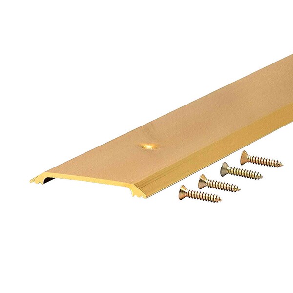 M-D Building Products M-D Building Products 0.25 in. H X 2.5 in. W X 36 in. L Aluminum Flat Top Threshold Gold - 09613