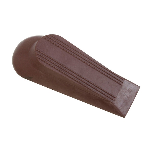 National Hardware National Hardware 2 in. W X 5 in. L Rubber Brown Wedge Door Stop Mounts to floor - N213-603