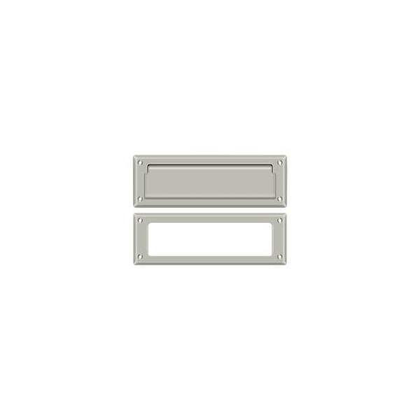 Deltana Mail Slot 8-7/8" With Interior Frame Satin Nickel - MS626U15