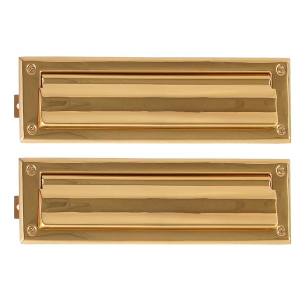 Brass Accents Mail Slot - 3.63 in. x 13 in. - PVD Polished Brass - BR42765
