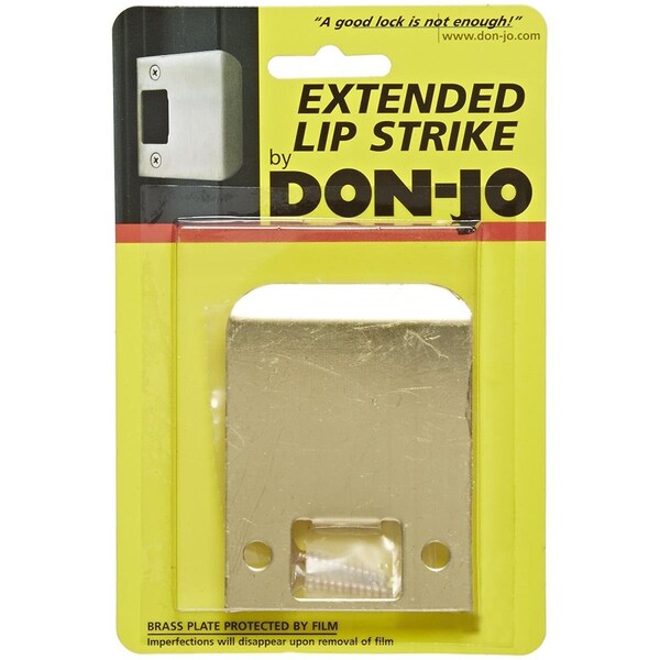 Don-Jo Don-Jo Manufacturing EL 115-619 2.25 x 1.5 in. Satin Nickel Extended Lip Door Strikes - EL 115-619