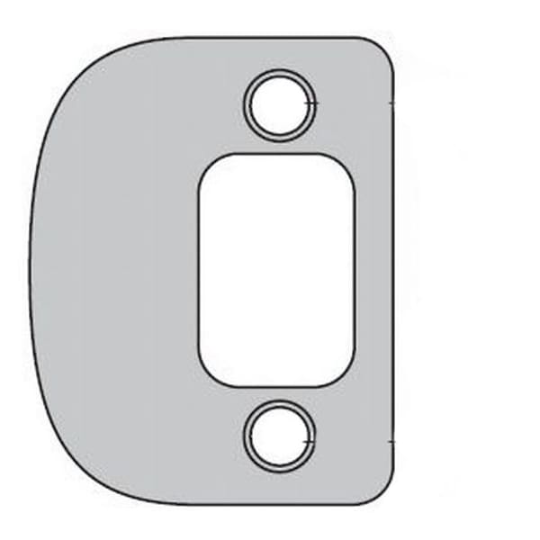 Kwikset Deadbolt Strike, Satin Nickel Blackened - 85303-15A