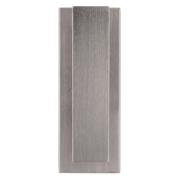 National Hardware National Hardware Reed 4.75 in. L Satin Nickel Aluminum Door Knocker - N336-704