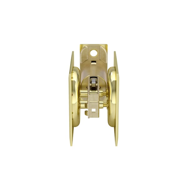 Richelieu 2 716inch 62 mm Square Pocket Door Passage Pull, Bright Brass - 17SBB10