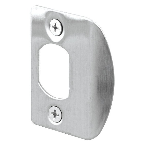 Primeline Tools Standard Latch Strike, 1-5/8 in., Stainless Steel Finish (2 Pack) - MP2301