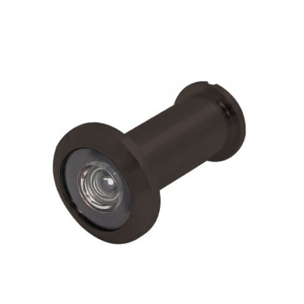 Cal-Royal 180 Degrees Brass Door Viewer, 9/16 Bore, Plastic Lens, for 1-3/8 to 2 Thick Doors, US10B Oil - DV180-10B