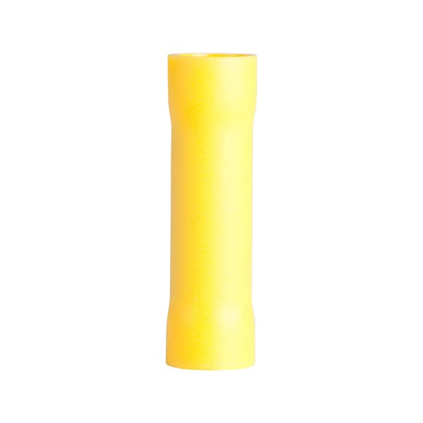 Gardner Bender Butt Splice Connector, 600 V, 12 to 10 AWG Wire, Yellow - 20-126