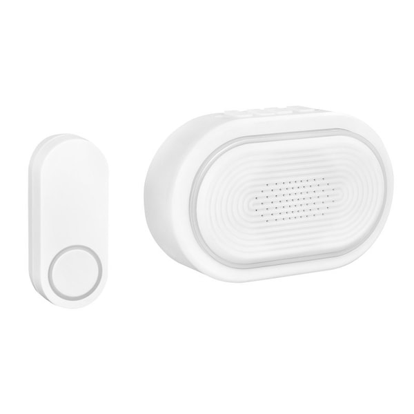 Heath-Zenith globe Doorbell Kit, Wireless, 3.7 V, 85 dB, White - 18000206