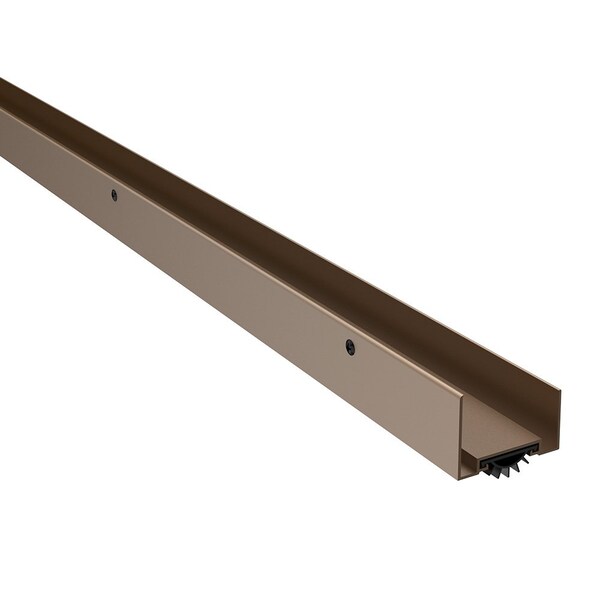 Pemko 222DV36 36" Door Shoe with Vinyl Dark Bronze Anodized Aluminum - 222DV36