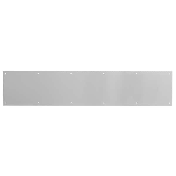 Prime-Line 6 in. x 34 in. Aluminum Satin Finish Door Kick Plate - J 4702