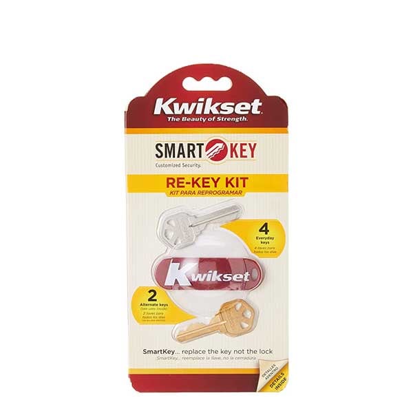 Kwikset Kwikset: Carded CP Rekey Kit (4 silver/2 brass) - KWS-83262