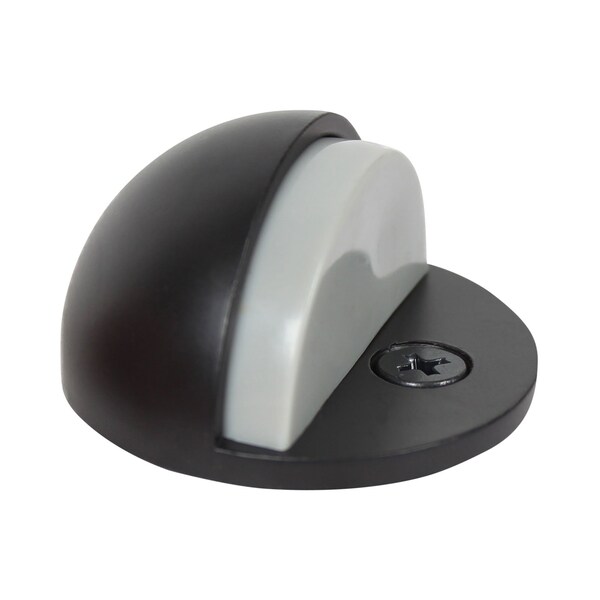Pamex 1-3/4in Diameter Low Profile Dome Stop Matte Black Finish - DD0261BL