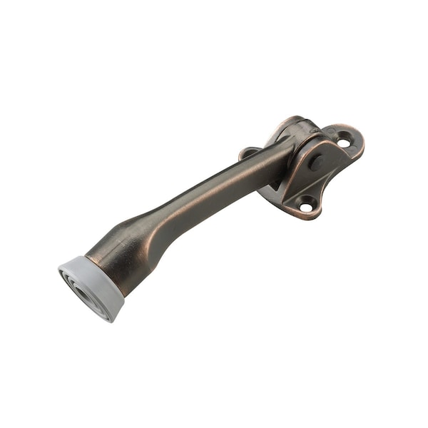 Richelieu 5 in 127 mm FlipDown Door Stop, OilRubbed Bronze - 68ORBV