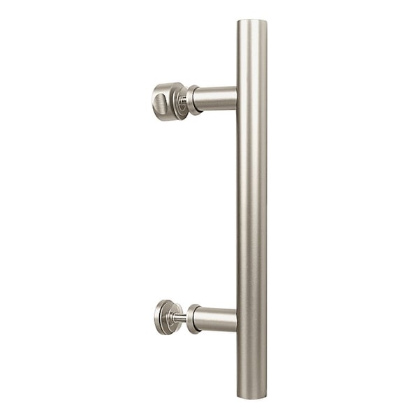 National Hardware National Hardware Madison 31/32 in. D Satin Nickel Silver Steel Pull Handle 1 pc - N700-101