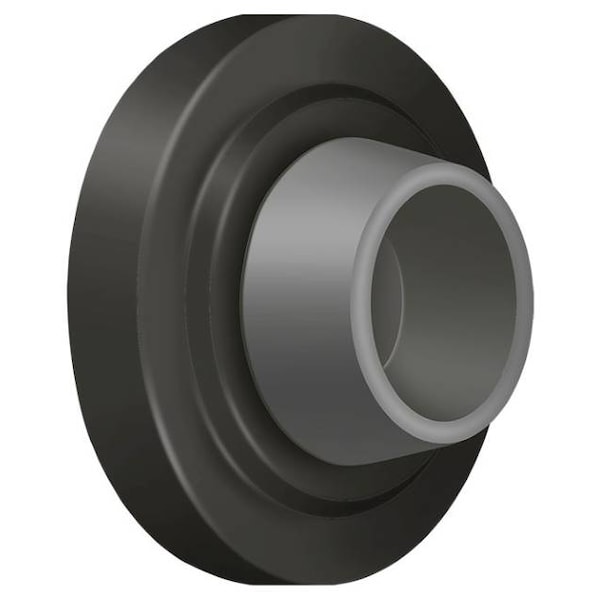 Deltana Concave Flush Bumper 2-3/8" Diameter Oil Rubbed Bronze - WB238U10B