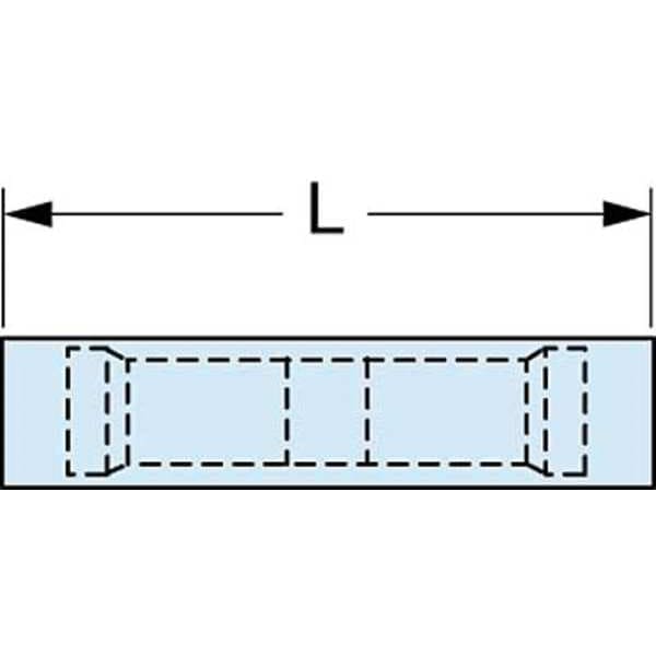 3M Butt Splice Connector, 16-14 AWG, PK1000 - MNG14BCK