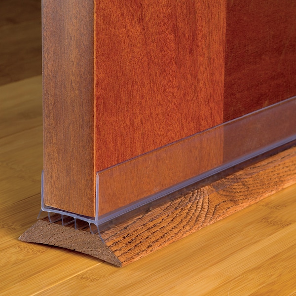 M-D Building Products M-D Building Products CINCH Clear Vinyl Under Door Seal For Doors 36 in. L X 1.75 in. - 43338